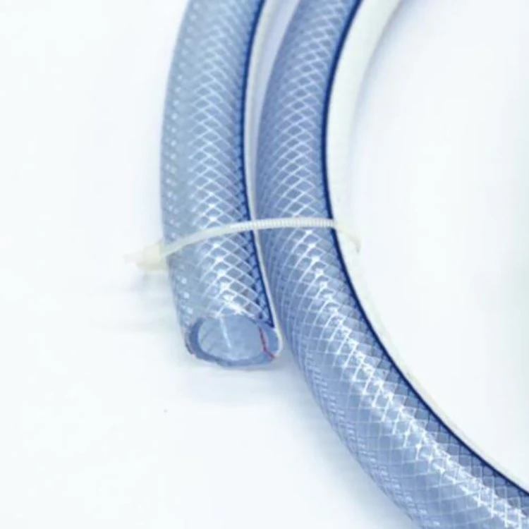 Tubo de manguera reforzado transparente de PVC