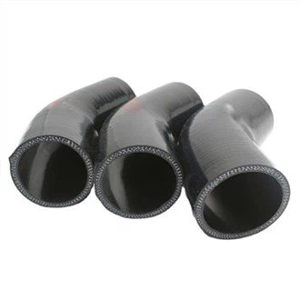 Manguera de silicona forjada de 45 grados
