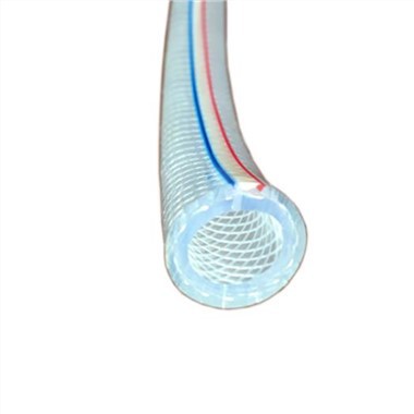 Tubo de vinilo transparente trenzado